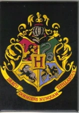 ATA-BOY HARRY POTTER HOGWART'S CREST MAGNET 2.5” X 3.5” NEW