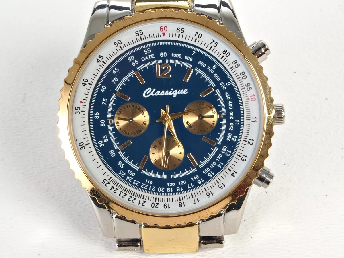 Men's quartz wrist watch deals