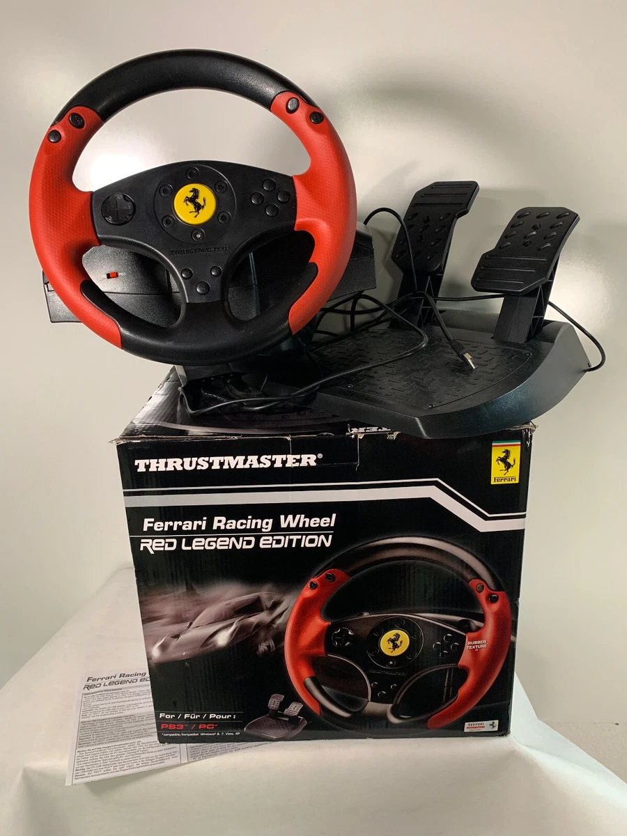 Volante Thrustmaster Ferrari Challenge Wheel / Pedales / Ps3 / Pc