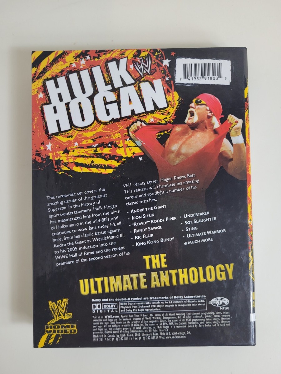WWE Hulk Hogan The Ultimate Anthology 3 Disc DVD Set | eBay