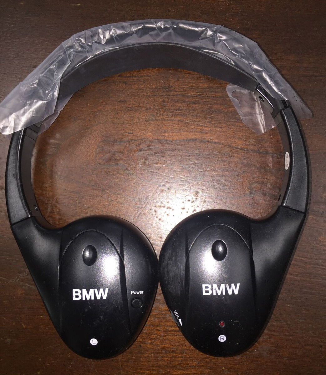 BMW Infrared Headphones for Rear Entertainment System P/N 