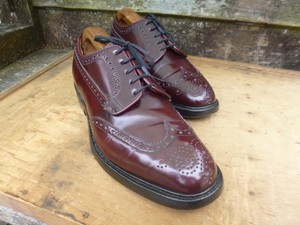 vintage oxblood brogues