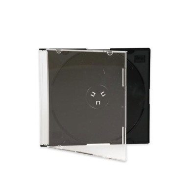 200 New single Slim CD/DVD/VCD Jewel Cases Storage Boxes 5.2mm