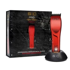 STYLECRAFT Apex Professional Motor Modular Metal Hair Clipper - RED #SC602