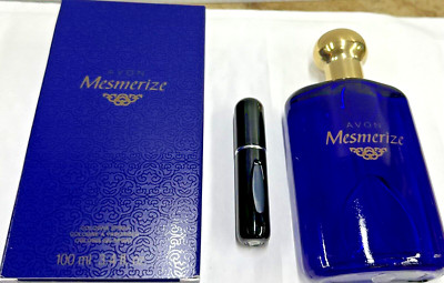 Avon Mesmerize Cologne Spray, NIB Men. 3.4FLOz/FREE Travel Spray