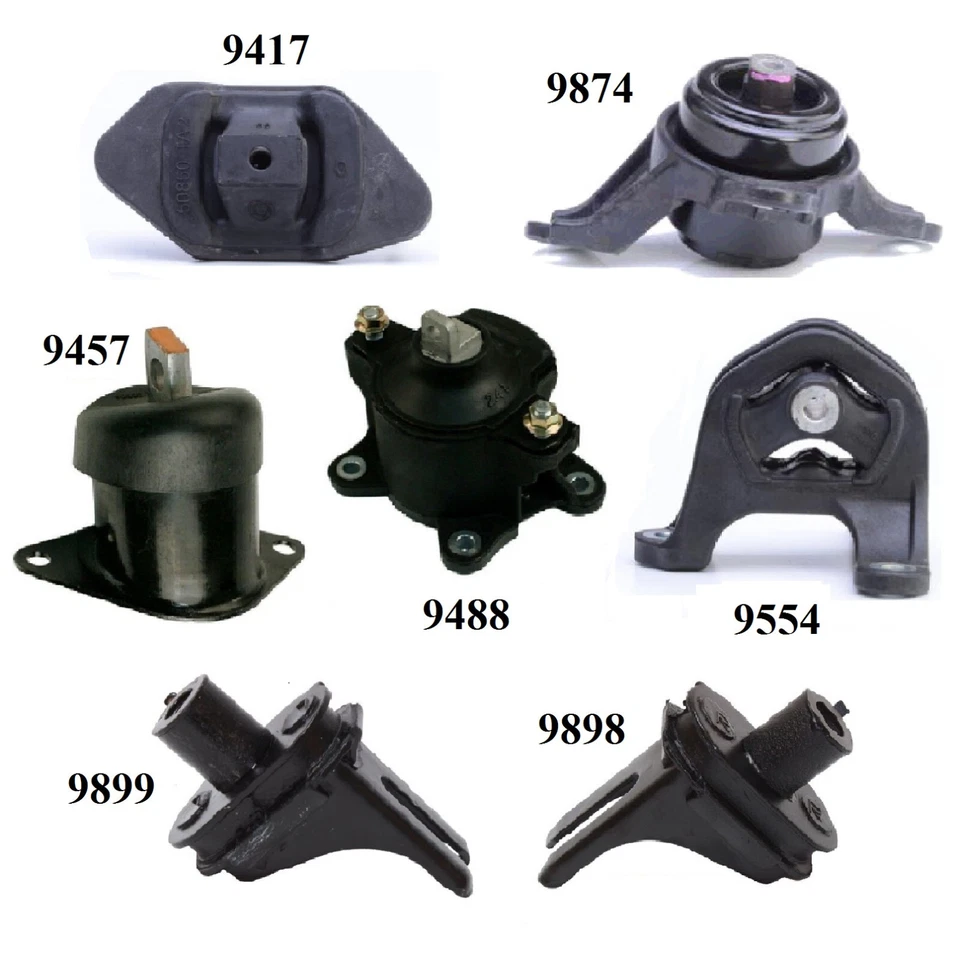 7PCS MOTOR & TRANS MOUNT FIT 2012-2015 HONDA CROSSTOUR 2.4L - Image 2 of 4