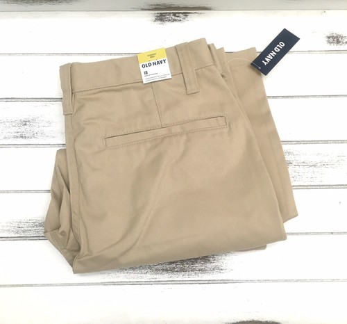 Adj Waist Khaki Uniform Pants 