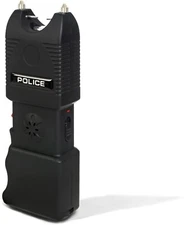 POLICE Stun Gun TW10-700 BV Heavy Duty Rechargeable LED Flashlight Siren Alarm