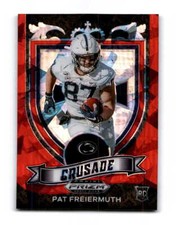 2021 Panini Prizm Draft Picks Collegiate Red Ice Pat Freiermuth  CRU 173