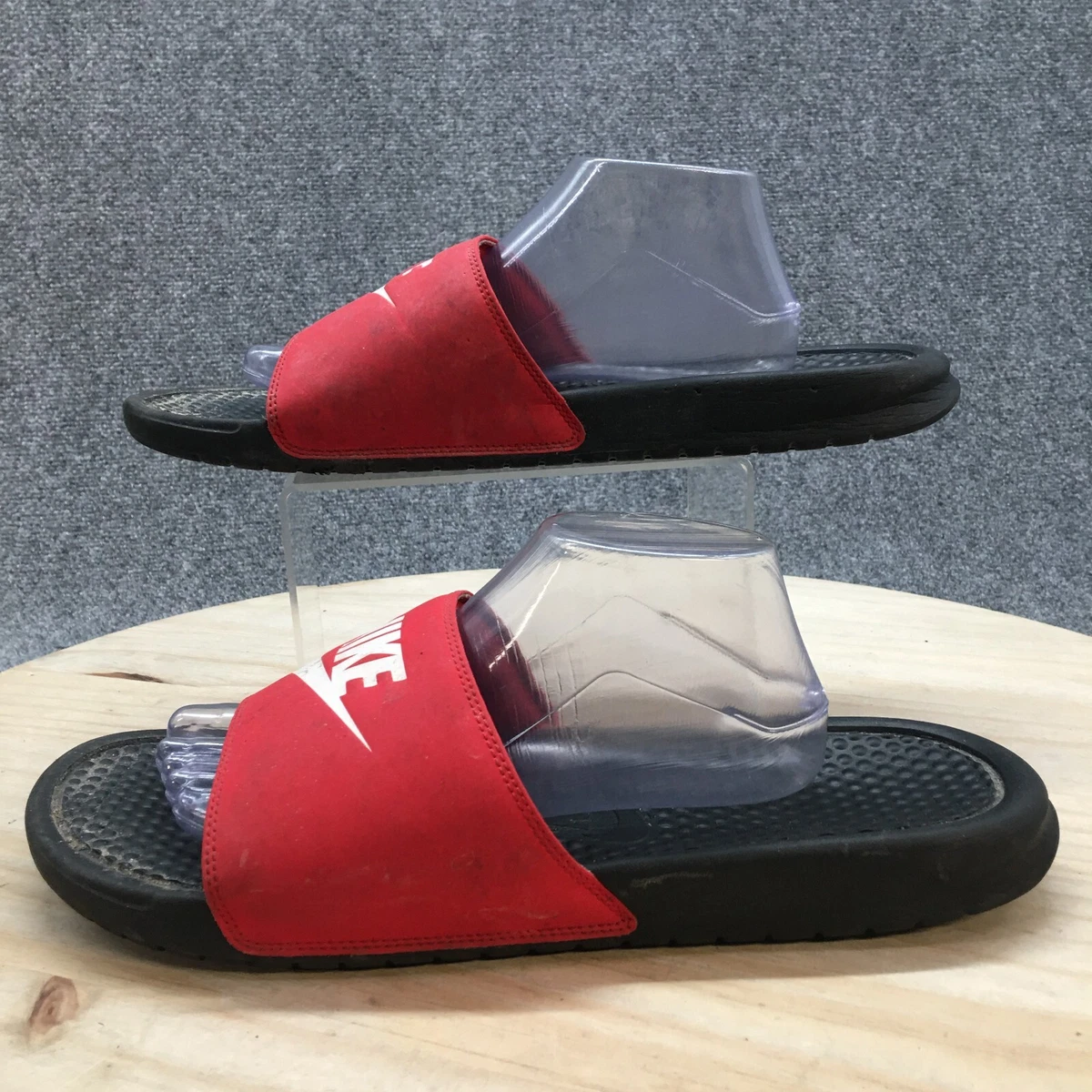 Nike store sandals red