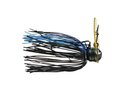 Bass Fishing Lures Jig Jimmy Houston Scrounger Head - Black/Blue  3/8 oz