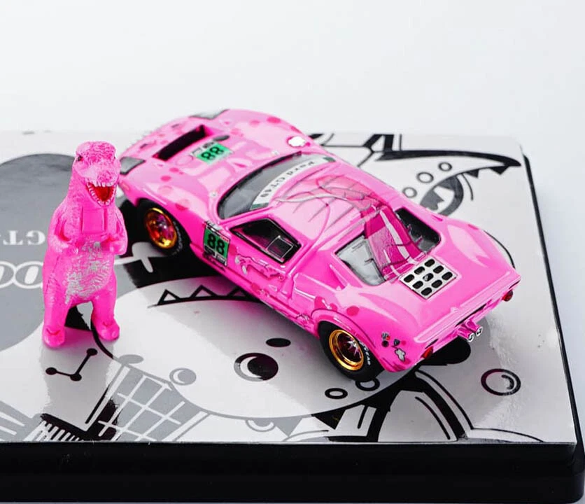ZOOM 1/64 Ford GT40 MK1 Tyrannosaurus Rex #88 Red Dragon | eBay