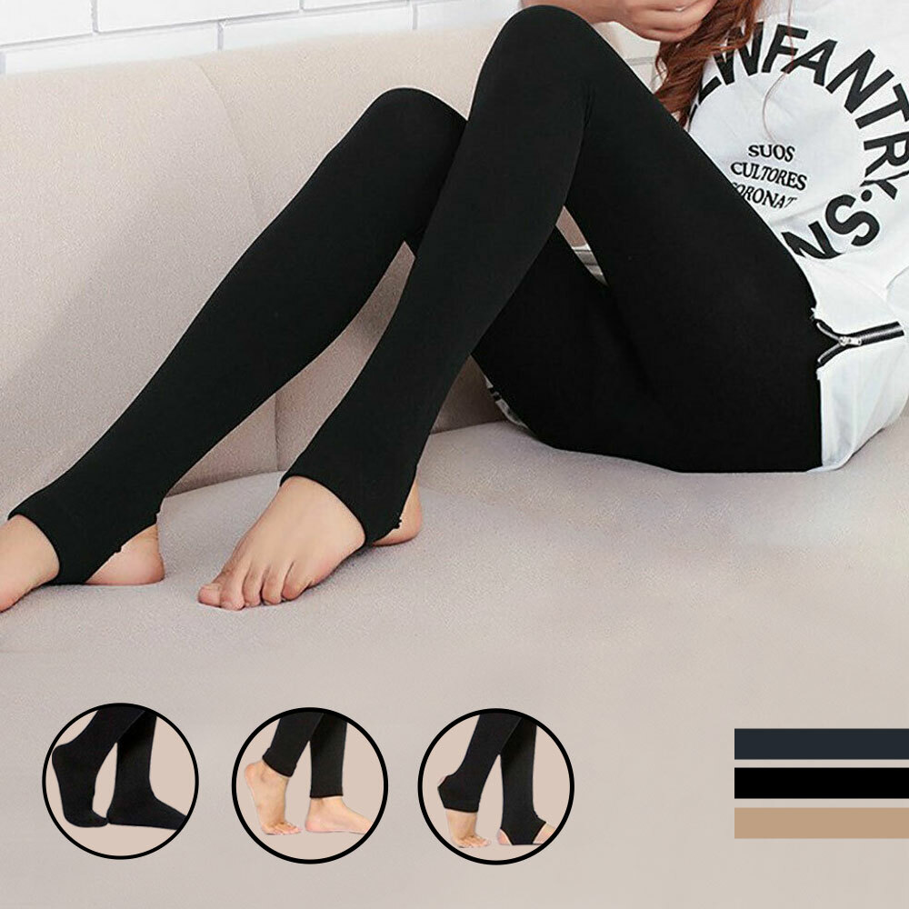 Warm Fleece Pantyhose Women Soft Leggings Fleece Lined Pants Leggings