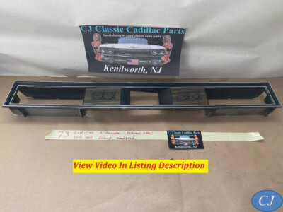 OEM 73 Cadillac Eldorado RIGHT PASS SIDE DASH VENT INSERT CLOCK