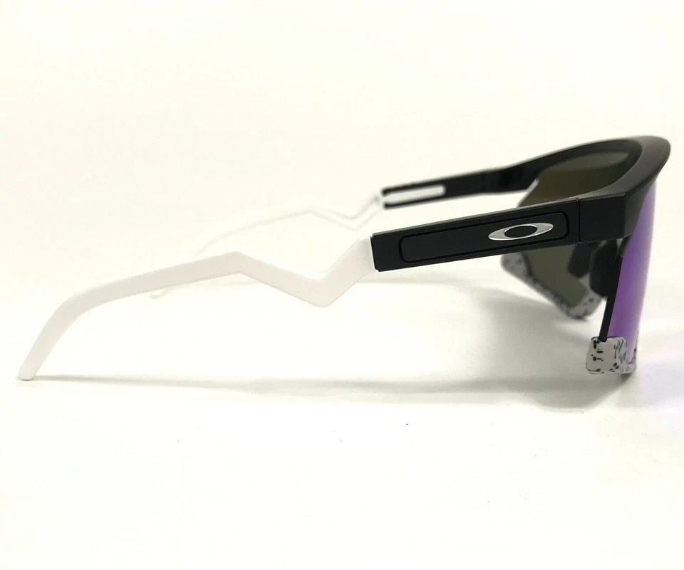 Gafas de sol Oakley BXTR OO9280-0339 mate negro blanco gris lentes Prizm zafiro Foto 4 de 4