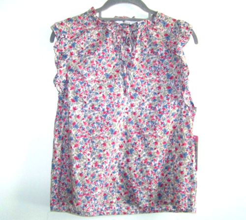 BB Dakota By Steve Madden Ditsy Blouse Top Women S Floral Print Flutter Sleeve