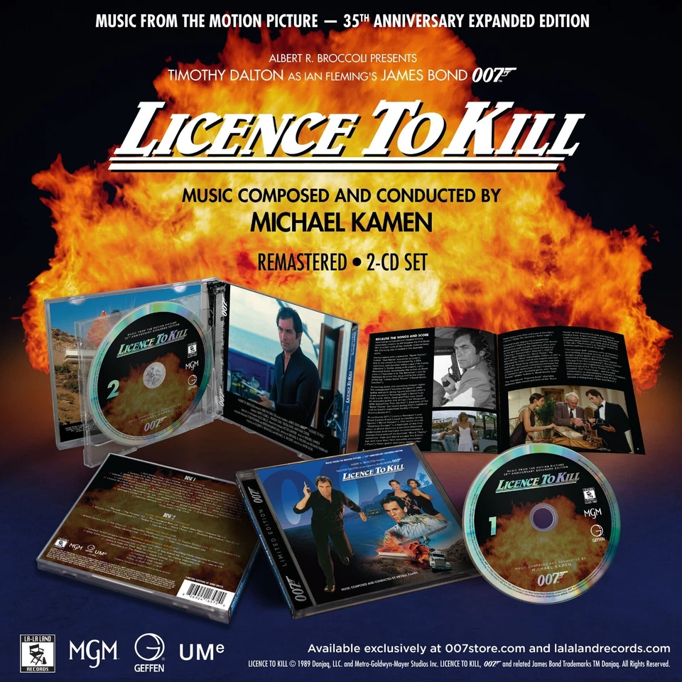 LICENCE TO KILL 2 CD SET 35TH ANNIVERSARY EXPANDED EDITION - Image 2 of 2