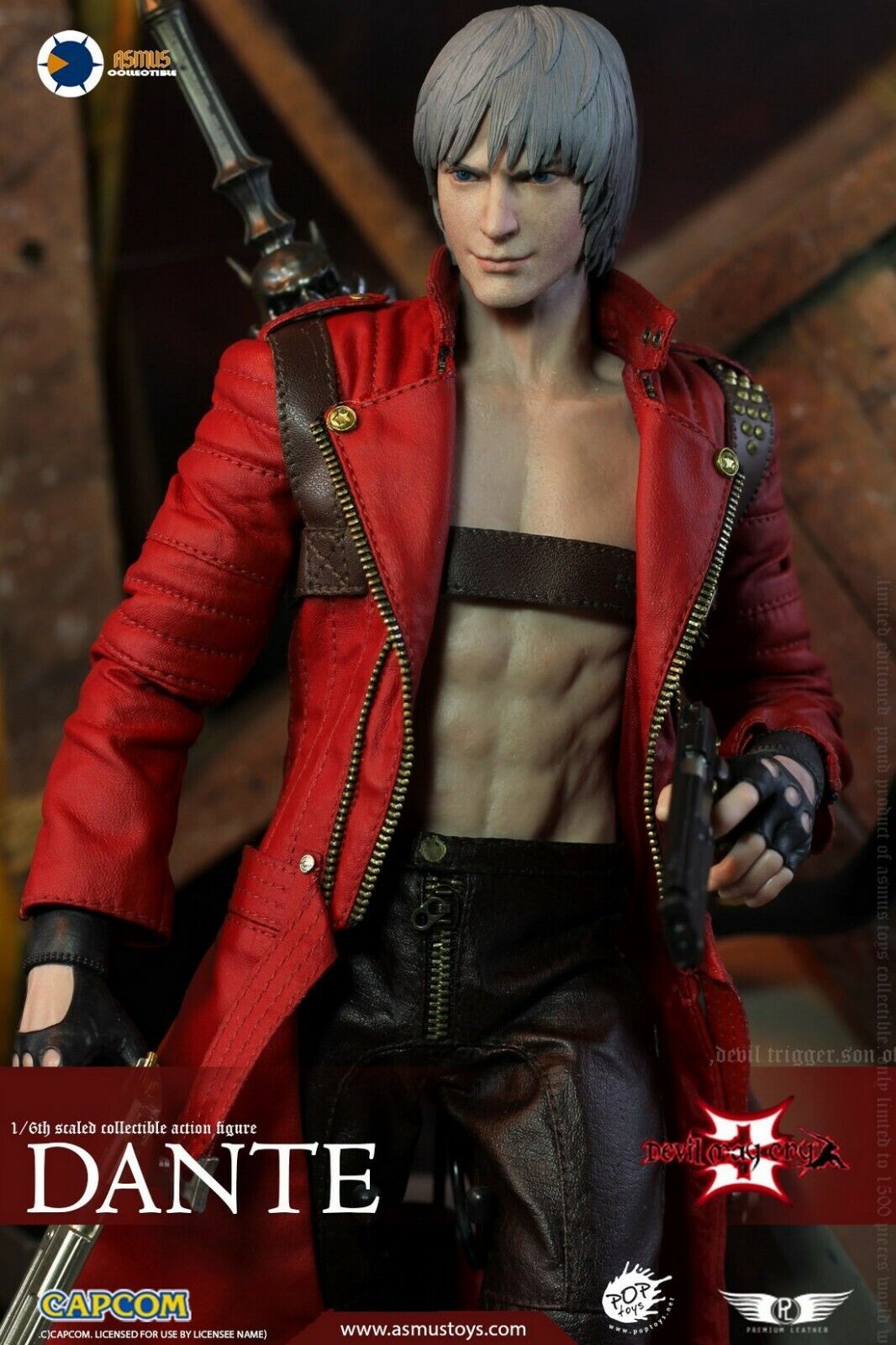 Asmus Toys DMC300V2LUX The Devil May Cry Series : Dante (DMC III