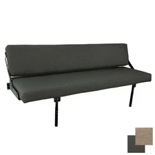 80" RV Wall Mount Fold Up Drop Down Sofa Gaucho Bed with Adjustable Legs Cloth