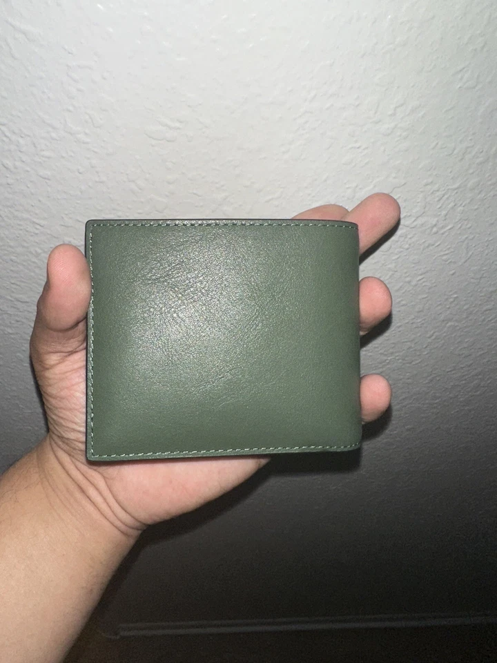 Coach 3 in 1 Wallet in Burnished Leather, Amazon Green - Image 2 of 4