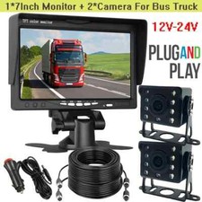 7'' Backup Camera and Monitor Kit System Back Parking Night Vision For Truck RV