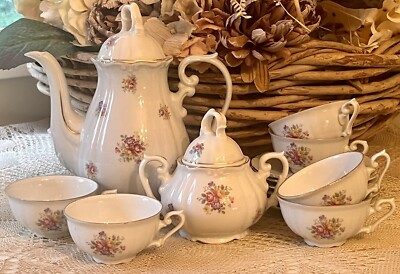 Antique Seltmann Weiden PS 19 Bavarian Porcelain Tea 1918-1925 Fancy