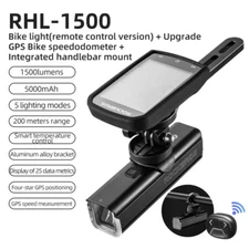 ROCKBROS Bicycle Speedometer&Light Set ANT+ GPS Computer Cycling Bike Headlight