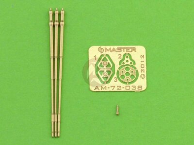 Master 1/72 M197 20mm 3-barreled Gatling Cannon (used on AH-1 Cobra) AM-72-038