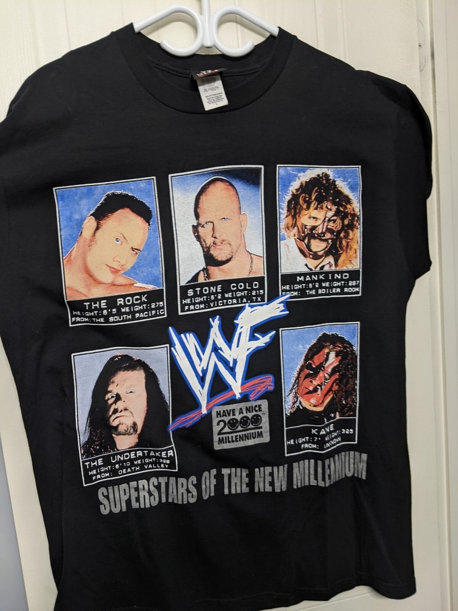   Year Plate 2010 ＷＷＦコラボ Vintage NOS WWF Superstars Of The New Millennium Shirt L