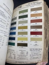 1972 Oldsmobile Delta 88 98 Toronado Cutlass Paint Chip Sheet Only, Ditzler PPG 