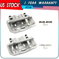 NEW Front Pair Brake Calipers w/ Bracket For 2000 2001 2002 Dodge Ram?2500