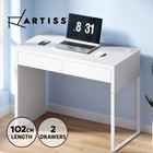 Artiss Computer Desk Drawer Cabinet Home Office Study Table Home Office White
