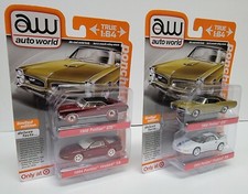 Auto World CHASE 1966 GTO  1994 Firebird T/A  Ultra Red  Regular 2 Pack