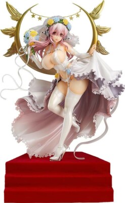 Super Sonico 10th Anniversary Figure Wedding Ver. 1/6 350mm GOOD