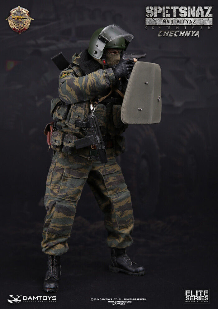Damtoys 78028 1/6 Spetsnaz Mvd Osn Vityaz In Chechnya New Toy Gift