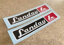 Landau Vintage Fishing Boat Decals 10 2-pak Vinyl Free Ship Fish Decal Landau Vintage Fishing Boat Decals 10 2-pak Vinyl Free Ship Fish Decal