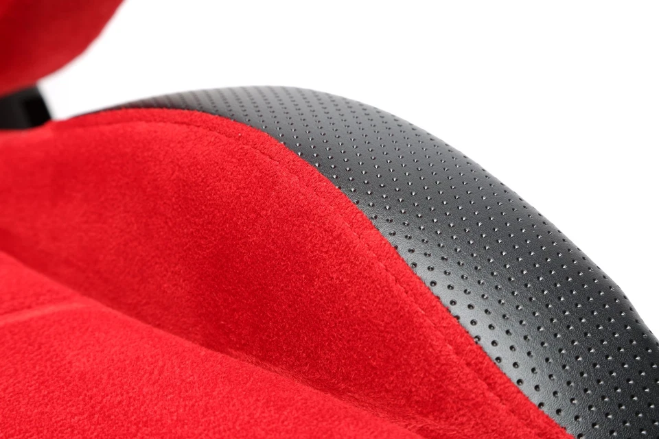 TA Technix Asiento Deportivo - Rojo, Alcantara, Ajustable, Derecho, Semicubierto - Imagen 3 de 4