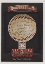 2013 Panini Cooperstown Collection Museum Pieces Paul Waner #6 HOF 0w7