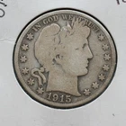 1915 S BARBER SILVER HALF DOLLAR *VERY GOOD DETAILS*