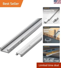 Brand New 32-inch Aluminum Miter T-Track with T-Bar for Woodworking