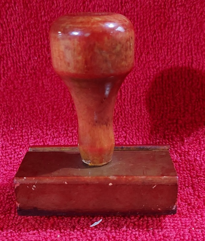 Please Sign And Return Rubber Stamp Size 2 1/2 by 1 1/2 inch
