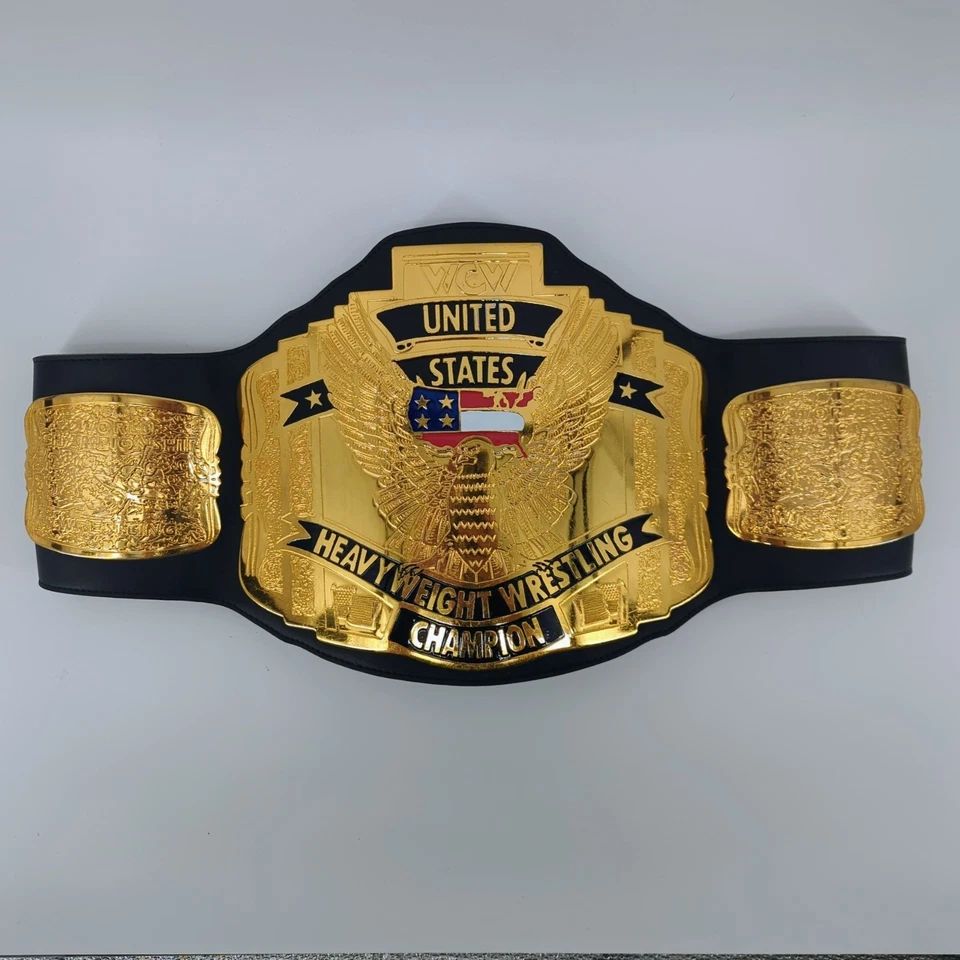 Cinturón réplica WCW CAMPEONATO DE ESTADOS UNIDOS 1999 POR figuras Toy Company DE COLECCIÓN Foto 2 de 4