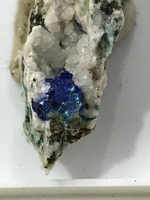 MM Mineralien Besonderheit Azurit aus Deutschland Grube Clara (E18)