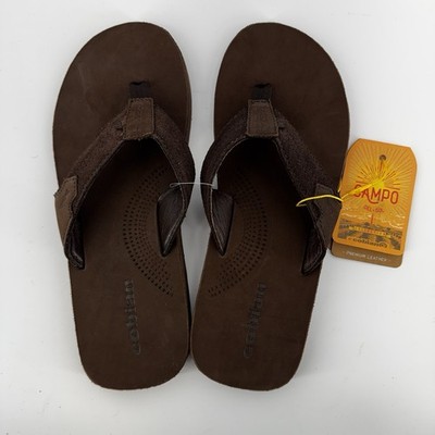 Cobian Mens Lazo Sandals Campo Del Sol Dark Brown Mens Size 8