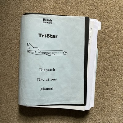 Lockheed L 1011 Tristar British Airways Dispatch Deviations Manual - Aircraft 