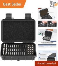 Coin Cell Battery Case Holds 65 Batteries Waterproof Dustproof Organizer