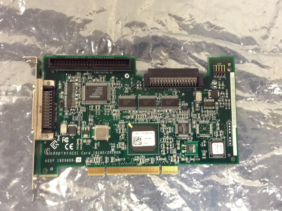 Adaptec 19160 / 29160N SCSI PCI Card 1925606 High Profile WORKING FREE SHIPPING - Image 3 of 4