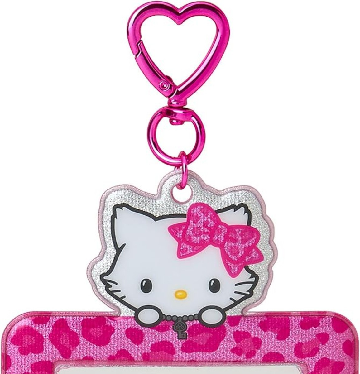 Sanrio Character Charmmy Kitty Trading Card Holder Leopard Print