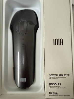 #ad INIA HAUTE Pro Lazer Hair Removal Ice Cooling Black Compare to Braun Silk $67.49