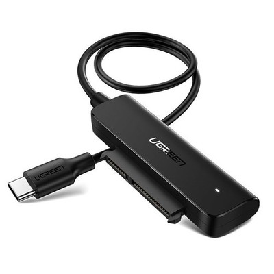 2,5'' SATA III 3.0 auf USB-C HDD SSD Adapter - Schwarz